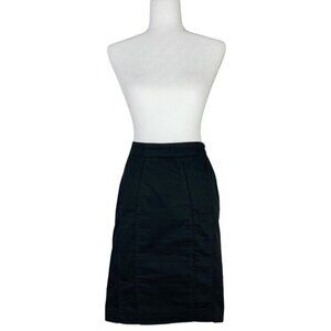 Burberry London Women's Black Straight Designer Quiet‎ Luxury Skirt IT 40/W31